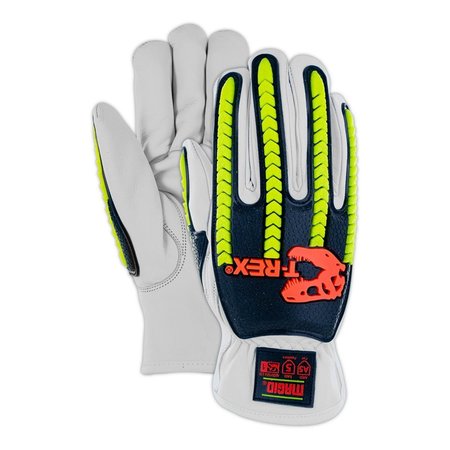 Magid TREX Rebel Series TRX840 Goatskin ParaAramid Lined Driver Style Impact GloveCut Level A5 TRX840XL